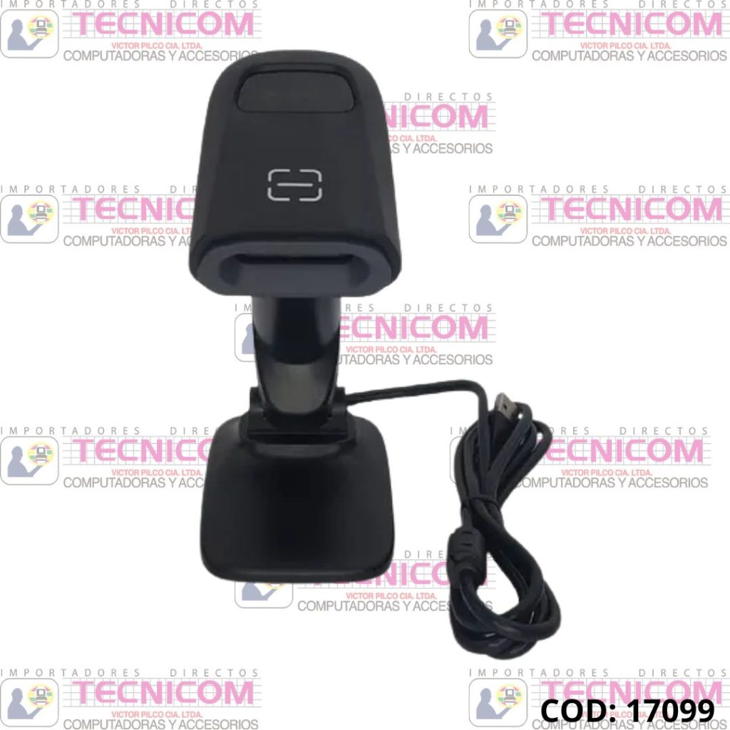 SCANNER CODIGO DE BARRAS 3NSTAR SC415 2D QR USB + BASE