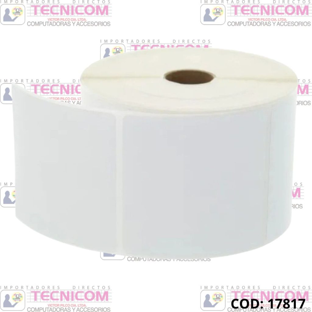 ETIQUETAS DE 10.02x10.02cm ROLLO 637etq