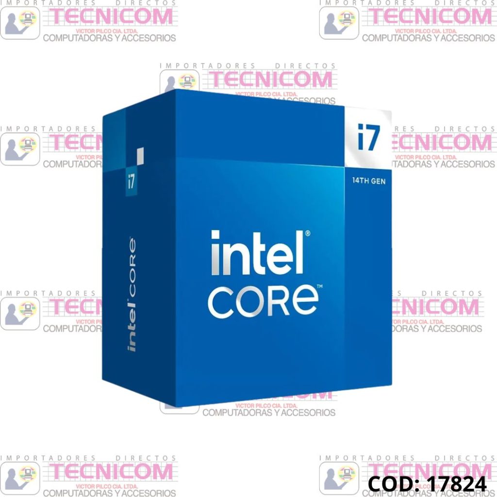 PROCESADOR INTEL I7-14700F 2.1-5.4Ghz 33MB 20core 14va GEN SIN VIDEO