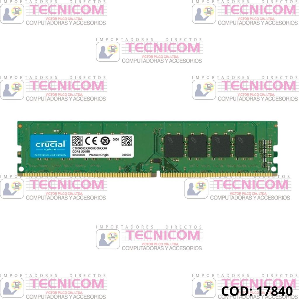 MEMORIA DDR4 PC2666 16GB CRUCIAL