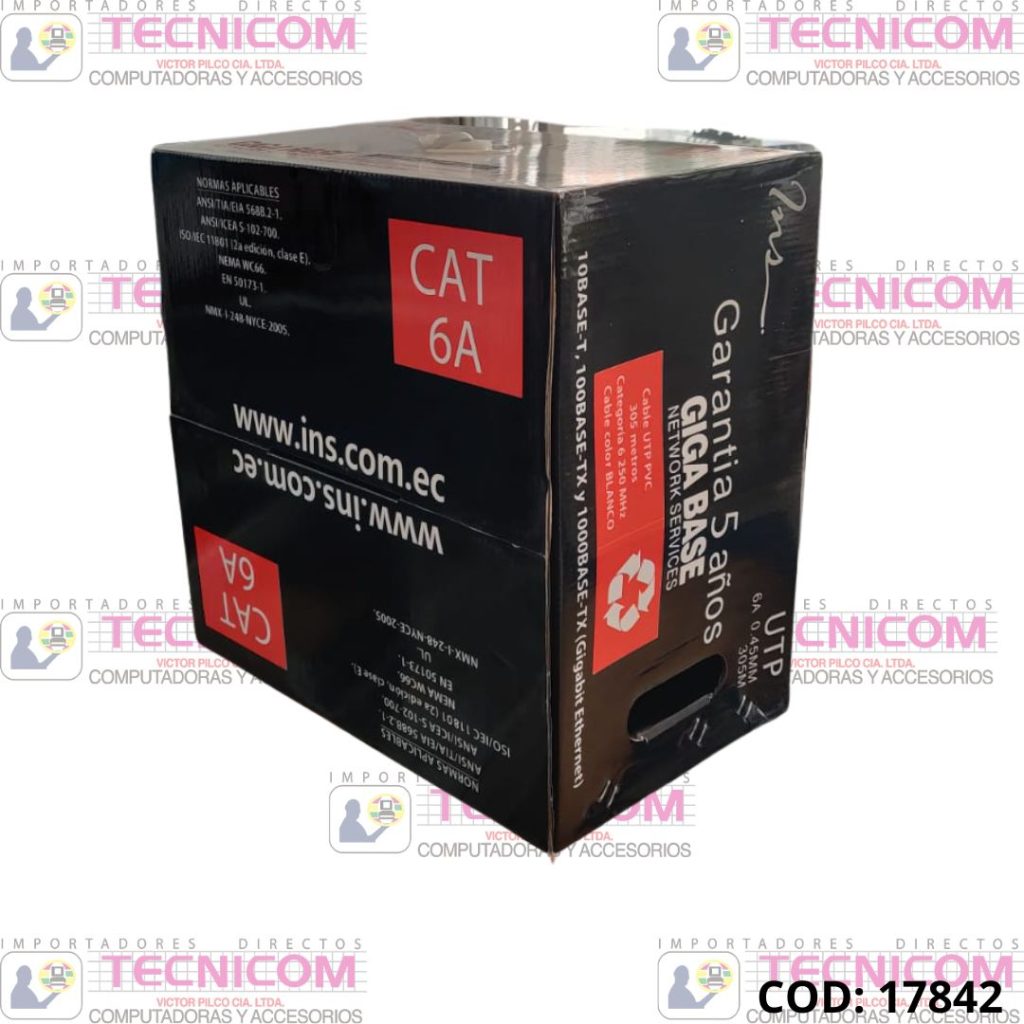 CABLE UTP CAT.6 (MTR) 70%CU 30%AL