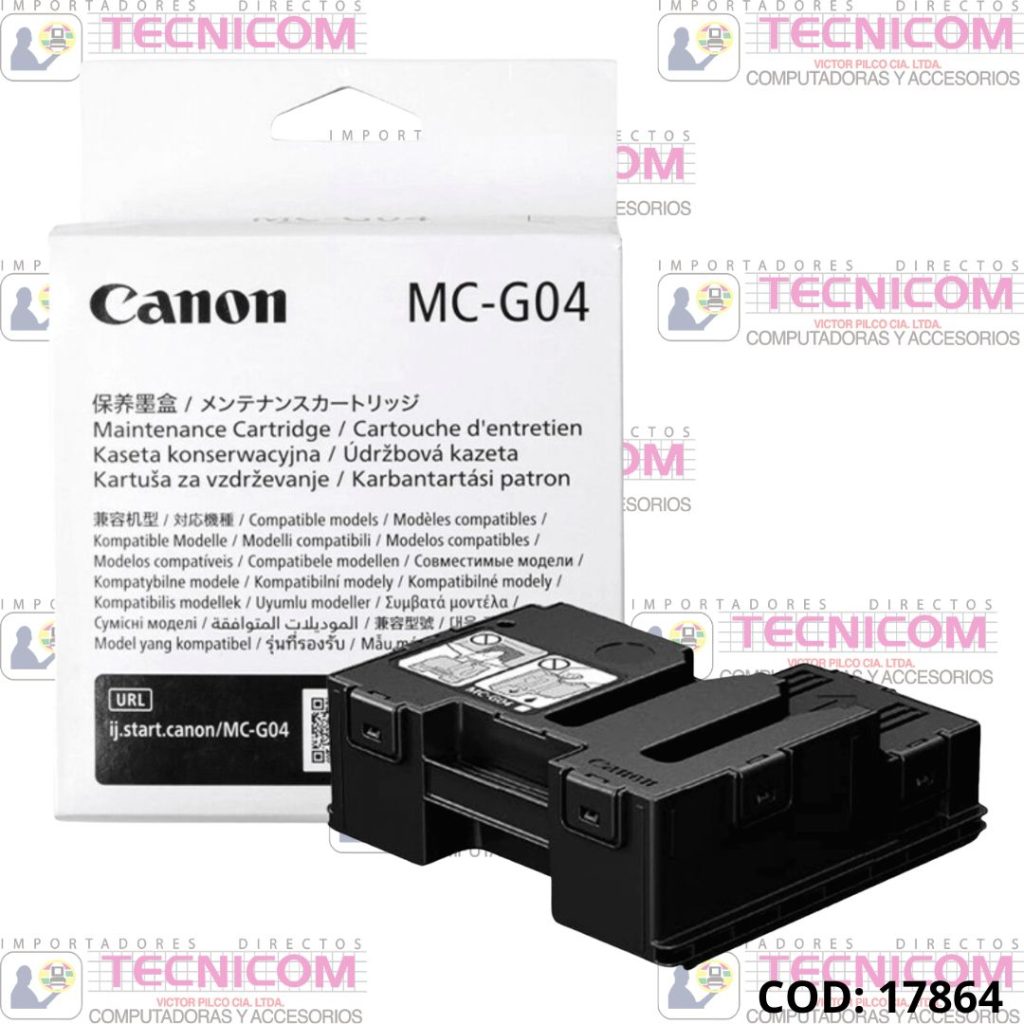 TANQUE DE ALMOHADILLAS CANON MC-G04 G3170/G4170/G4270