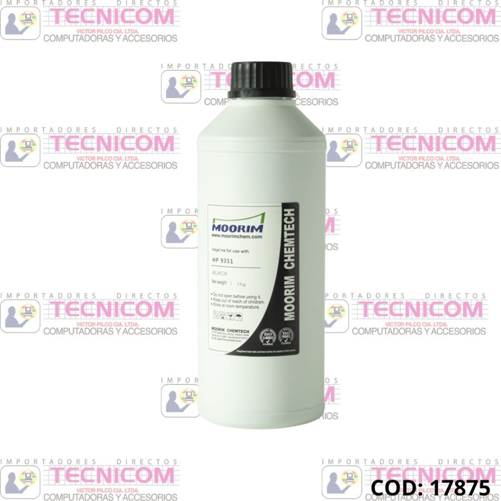 TINTA MOORIM DYE 1 LITRO BLACK
