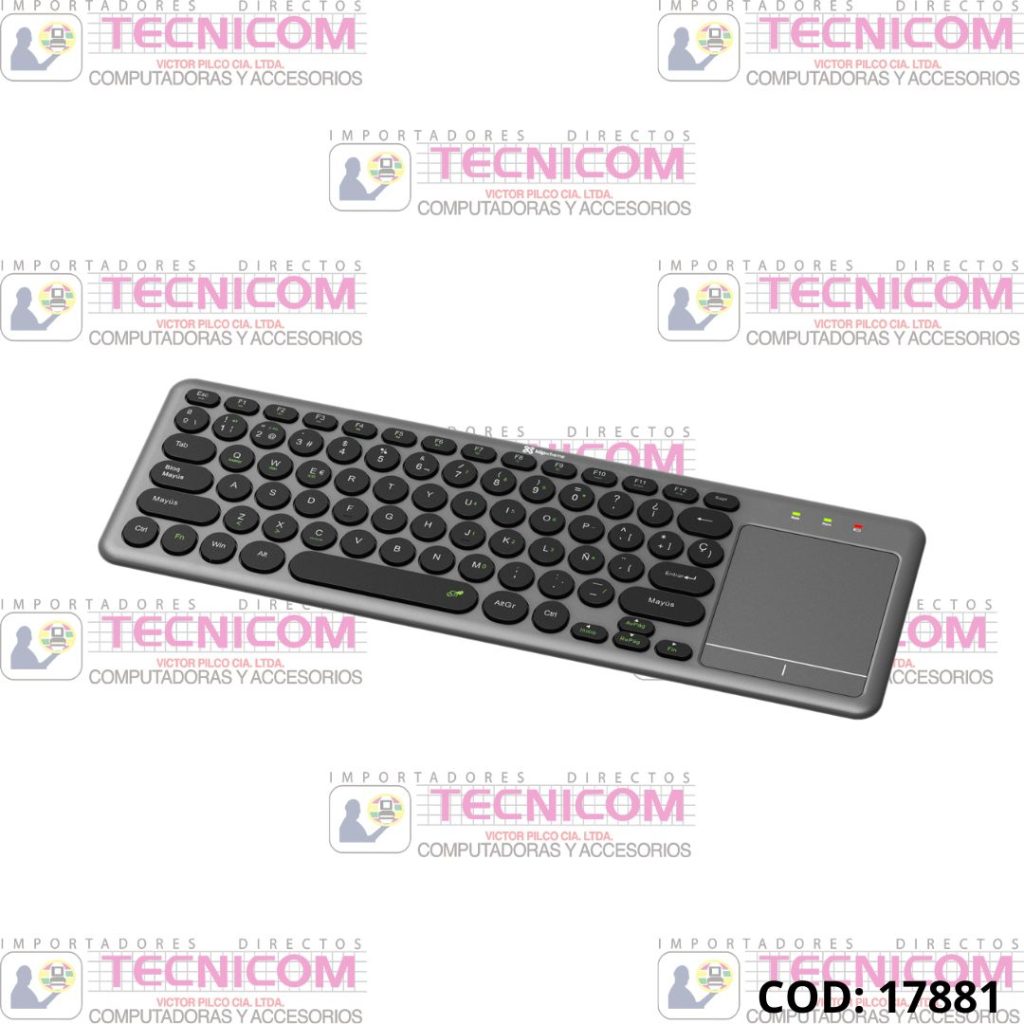 TECLADO KLIP XTREME WIRELESS+BT KCK-550S + PANEL TACTIL