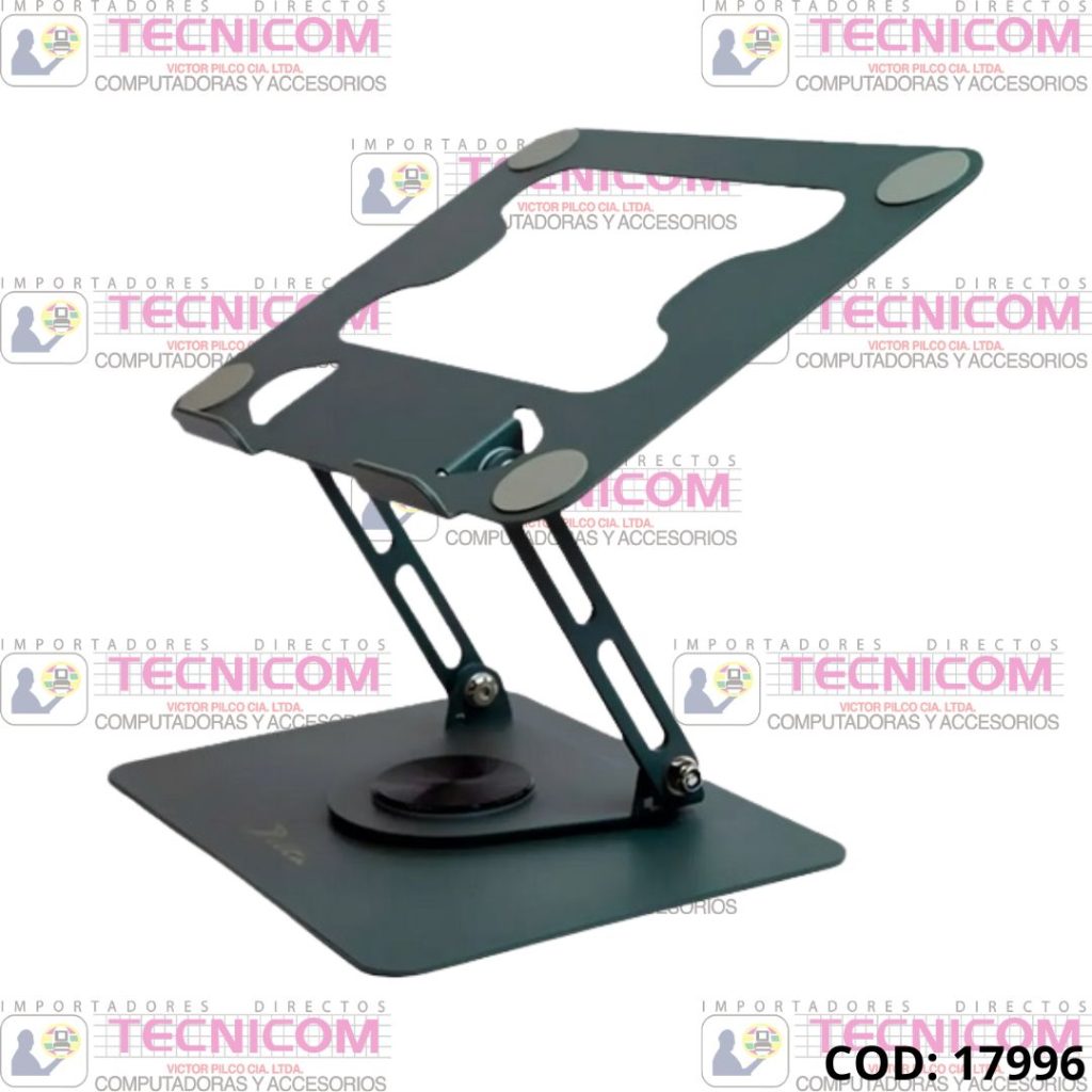 SOPORTE PARA LAPTOP GIRATORIO DE ALUMINIO